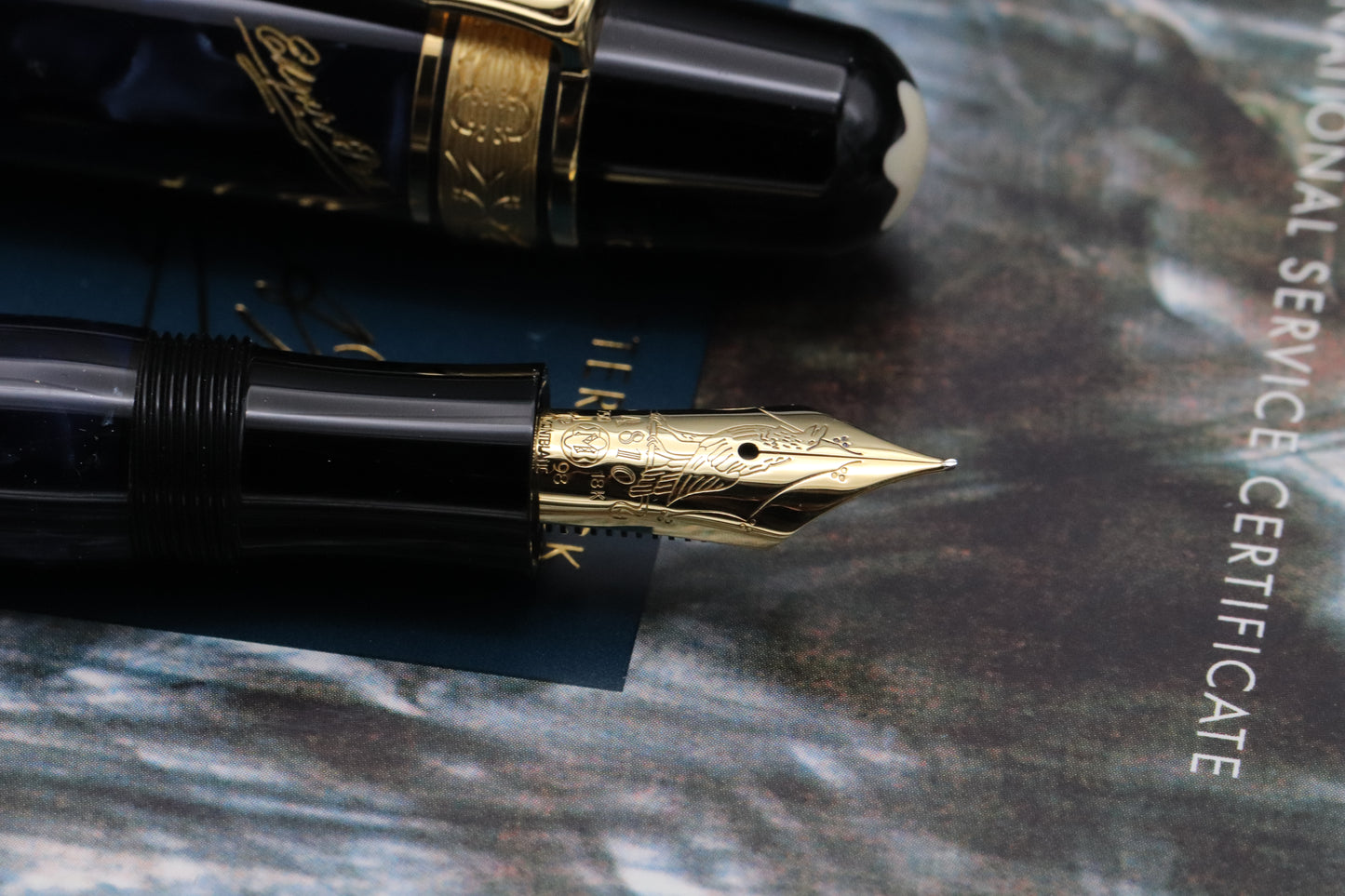 Montblanc Writers Edition Edgar Allan Poe Fountain Pen - NEVER INKED - Fine Nib