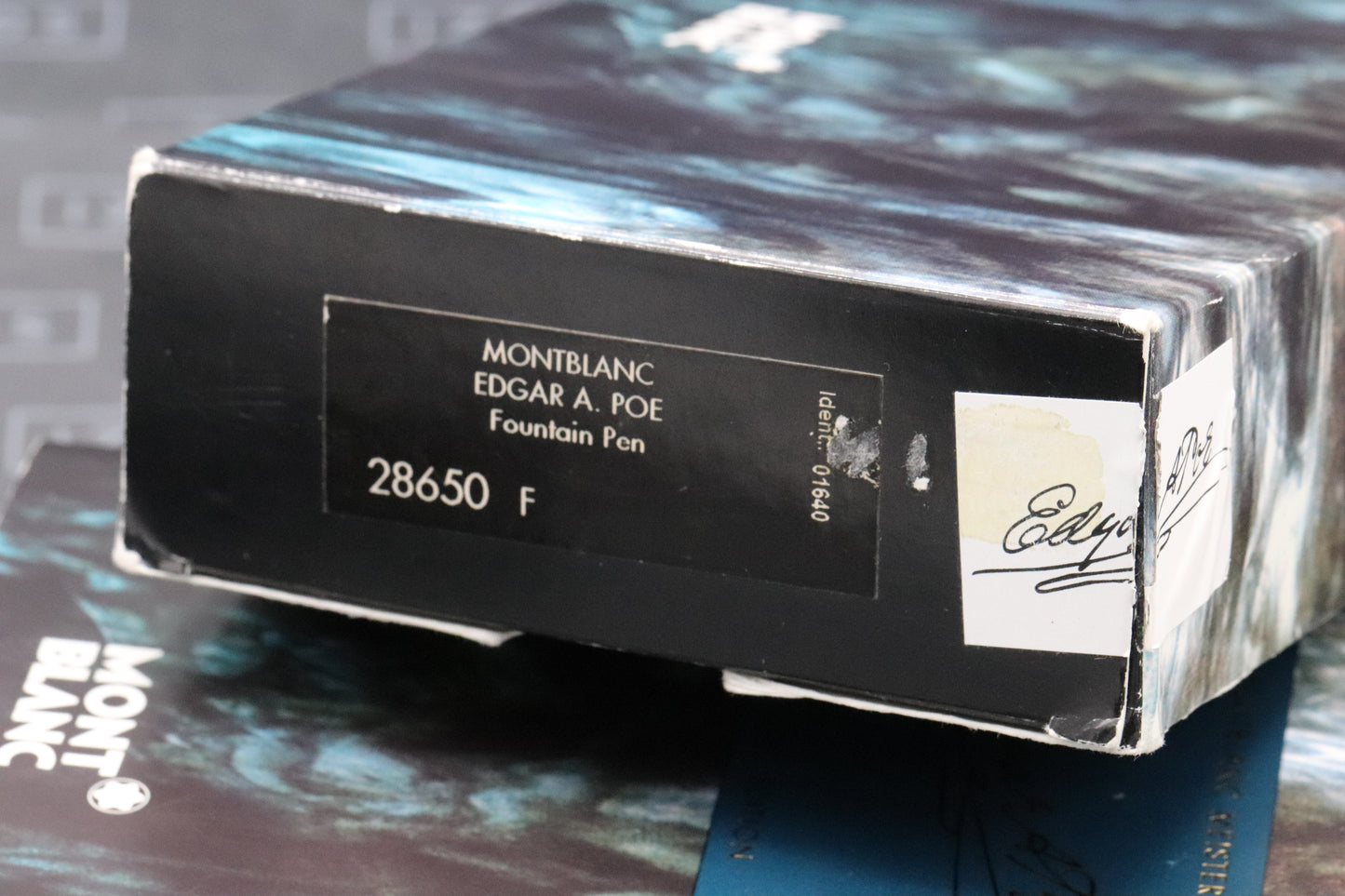Montblanc Writers Edition Edgar Allan Poe Fountain Pen - NEVER INKED - Fine Nib