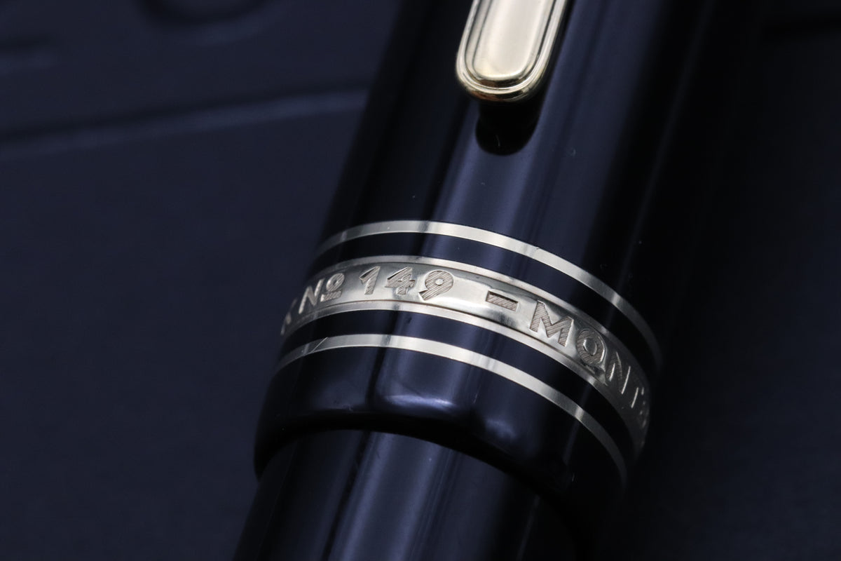 Montblanc Meisterstuck 149 Gold-Coated Fountain Pen - 1990 - Broad Nib
