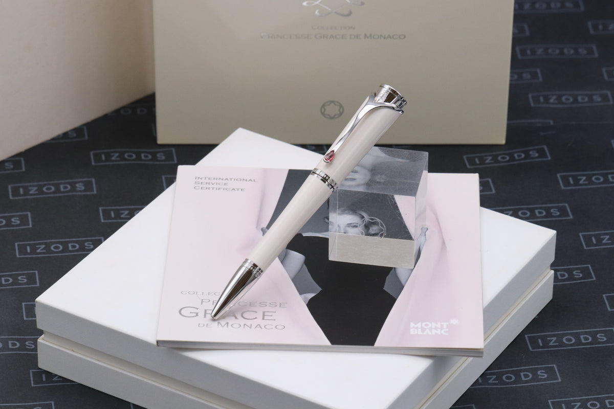 Montblanc Princesse Grace de Monaco Ivory-Resin Ballpoint Pen - UNUSED