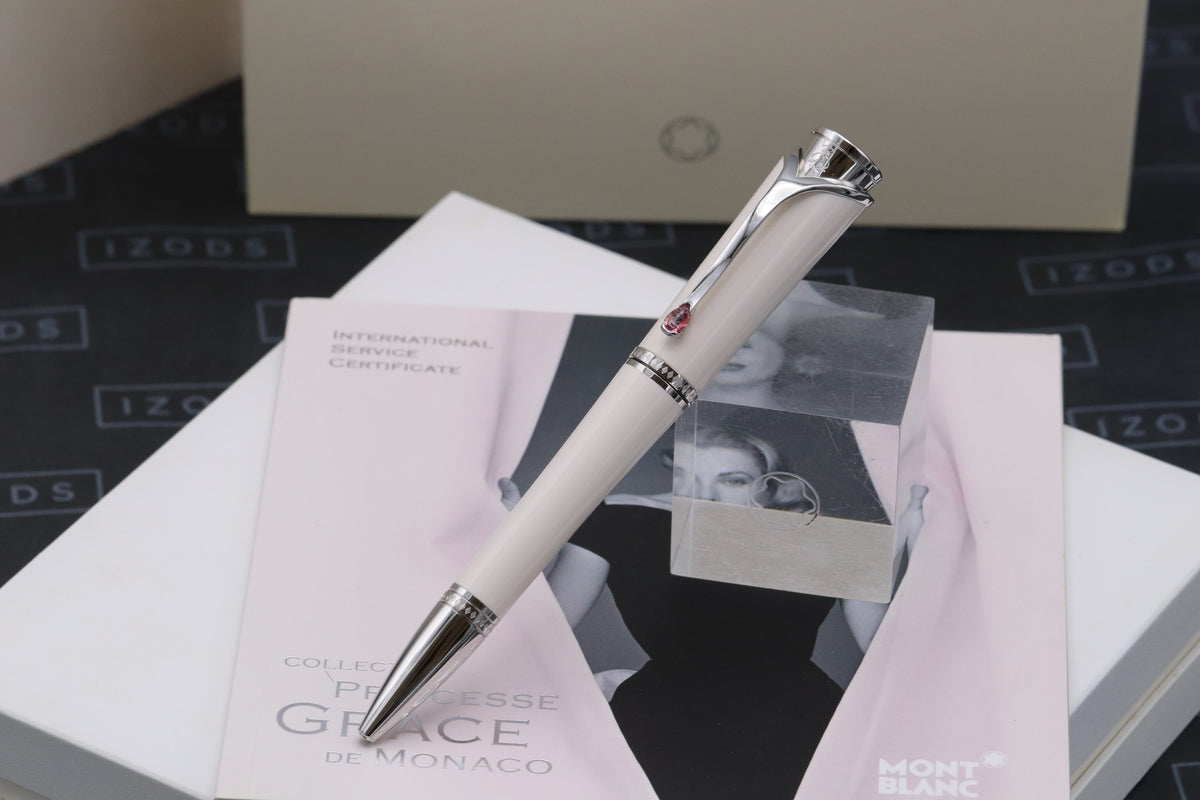 Montblanc Princesse Grace de Monaco Ivory-Resin Ballpoint Pen - UNUSED