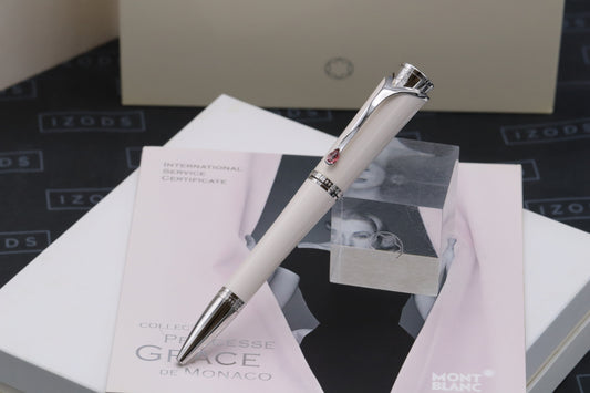 Montblanc Princesse Grace de Monaco Ivory-Resin Ballpoint Pen - UNUSED