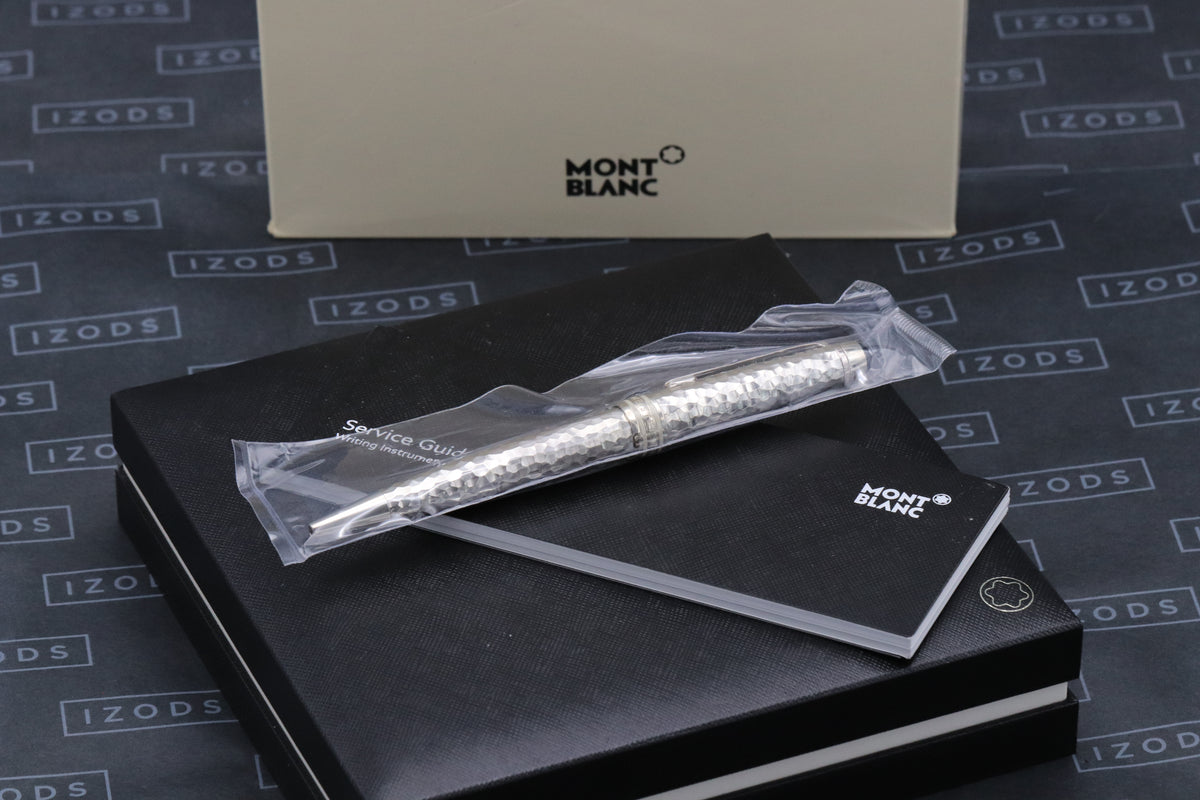 Montblanc Meisterstuck Midsize Martele Silver Ballpoint Pen - FACTORY SEALED