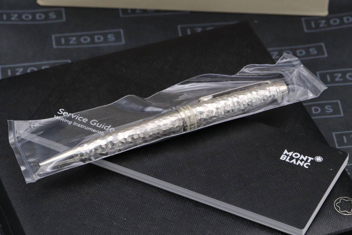 Montblanc Meisterstuck Midsize Martele Silver Ballpoint Pen - FACTORY SEALED
