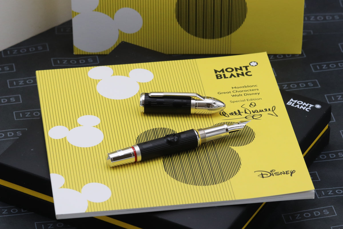 Montblanc Great Characters Walt Disney Special Edition Fountain Pen - UNUSED - Fine Nib