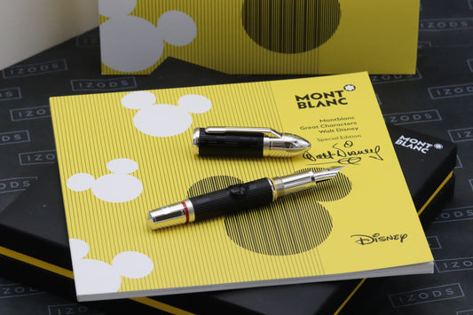 Montblanc Great Characters Walt Disney Special Edition Fountain Pen - UNUSED - Fine Nib