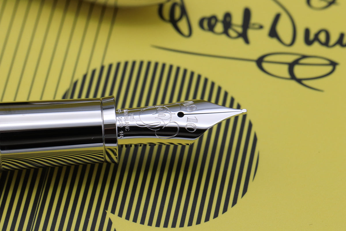 Montblanc Great Characters Walt Disney Special Edition Fountain Pen - UNUSED - Fine Nib