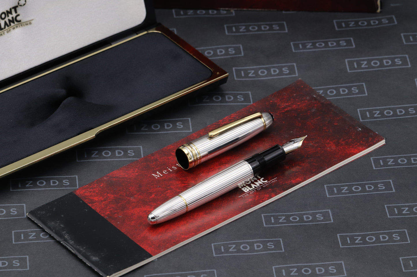 Montblanc Meisterstück 146 LeGrand Sterling Silver Pinstripe Fountain Pen - Serviced by Montblanc in January 2026 - Including New Barrel