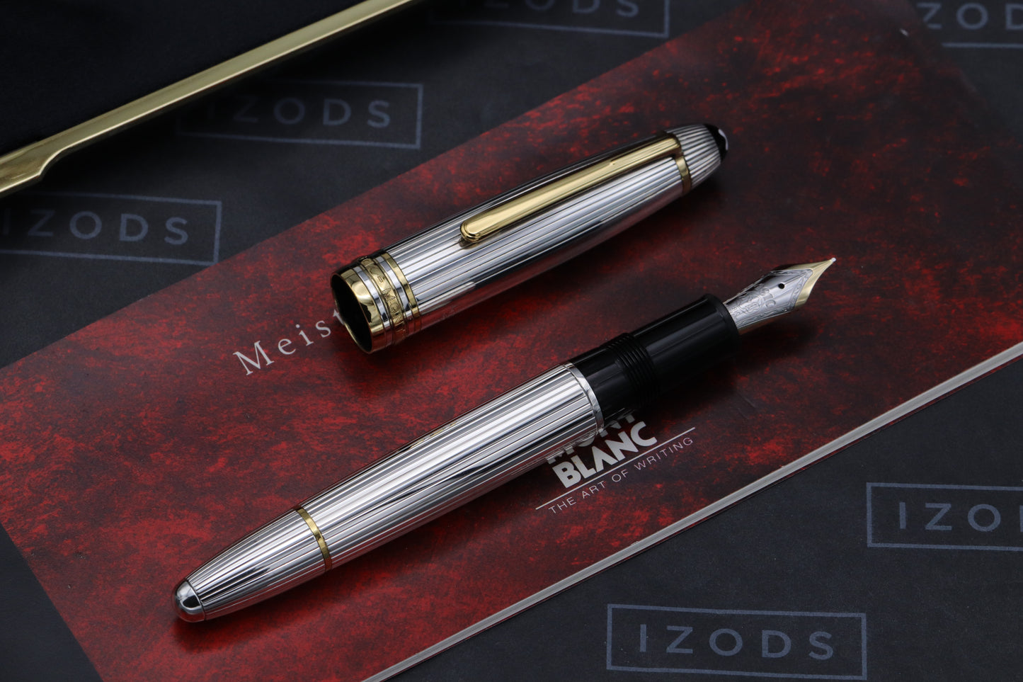 Montblanc Meisterstück 146 LeGrand Sterling Silver Pinstripe Fountain Pen - Serviced by Montblanc in January 2026 - Including New Barrel