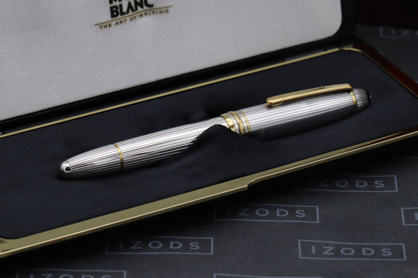 Montblanc Meisterstück 146 LeGrand Sterling Silver Pinstripe Fountain Pen - Serviced by Montblanc in January 2026 - Including New Barrel