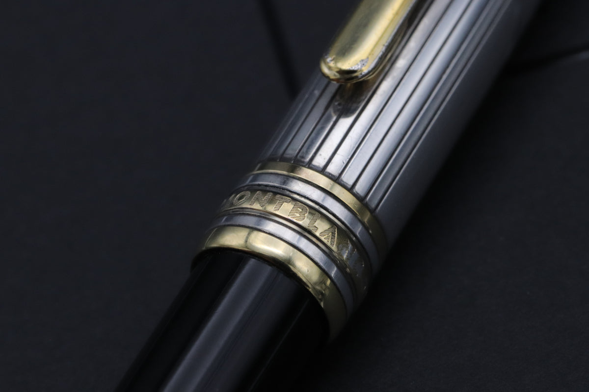 Montblanc Meisterstuck 164 Classique AG925 Pinstripe Doue Ballpoint Pen