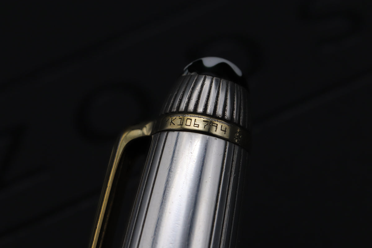 Montblanc Meisterstuck 164 Classique AG925 Pinstripe Doue Ballpoint Pen