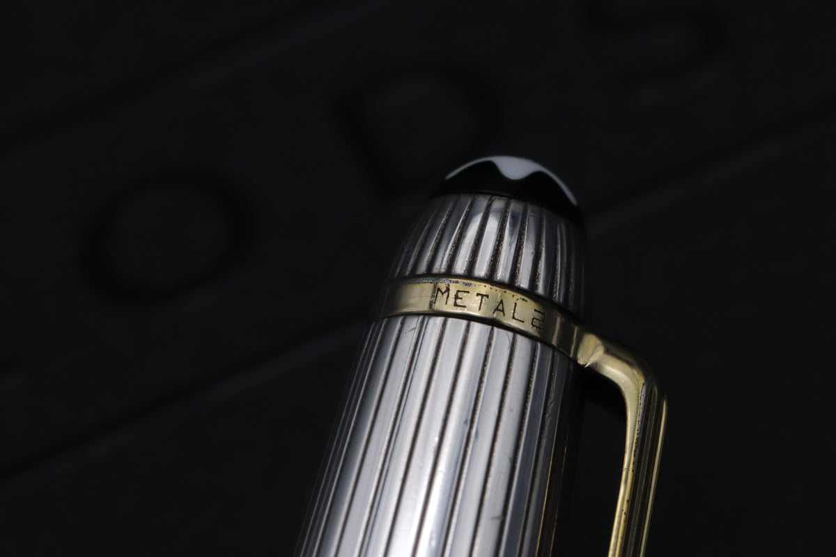 Montblanc Meisterstuck 164 Classique AG925 Pinstripe Doue Ballpoint Pen