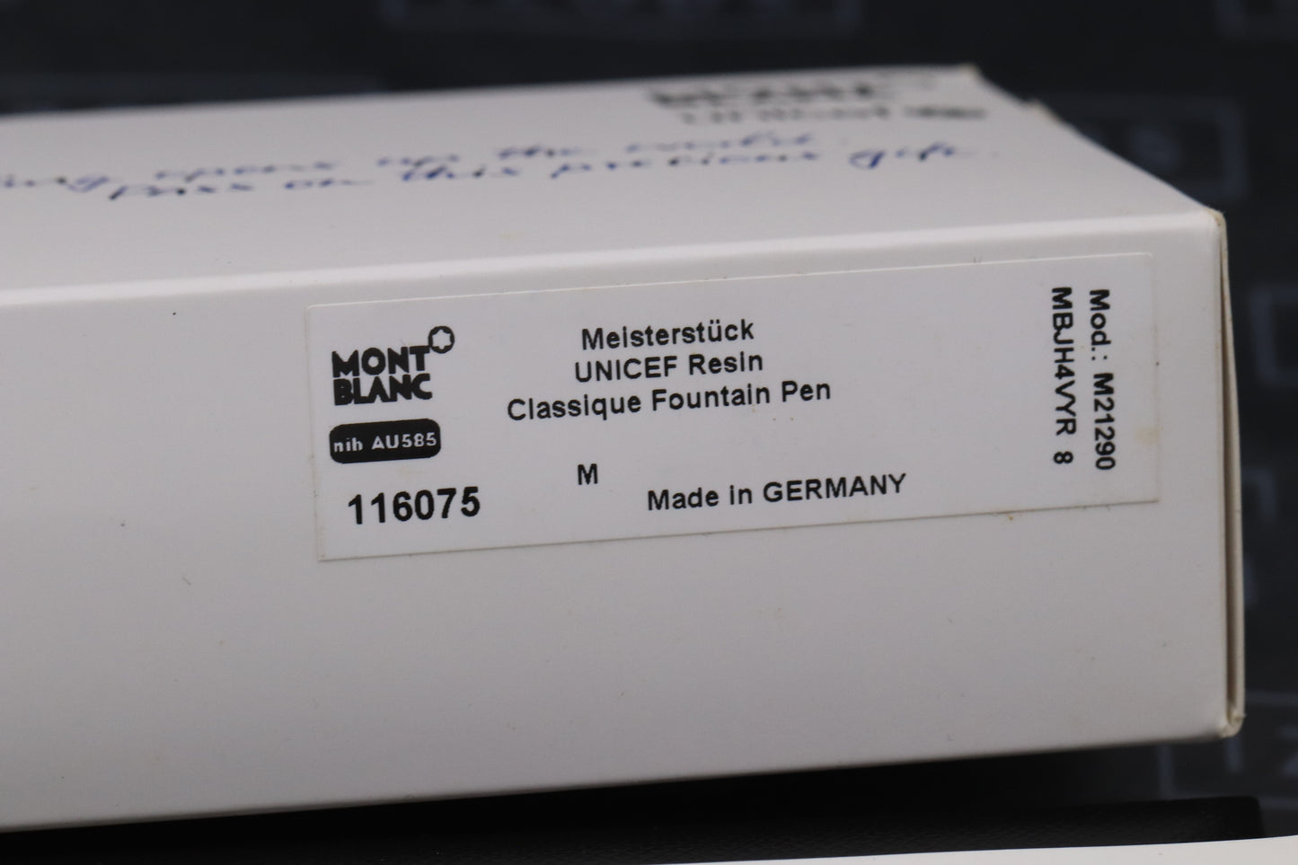 Montblanc Meisterstuck Classique UNICEF 2017 Fountain Pen - UNUSED