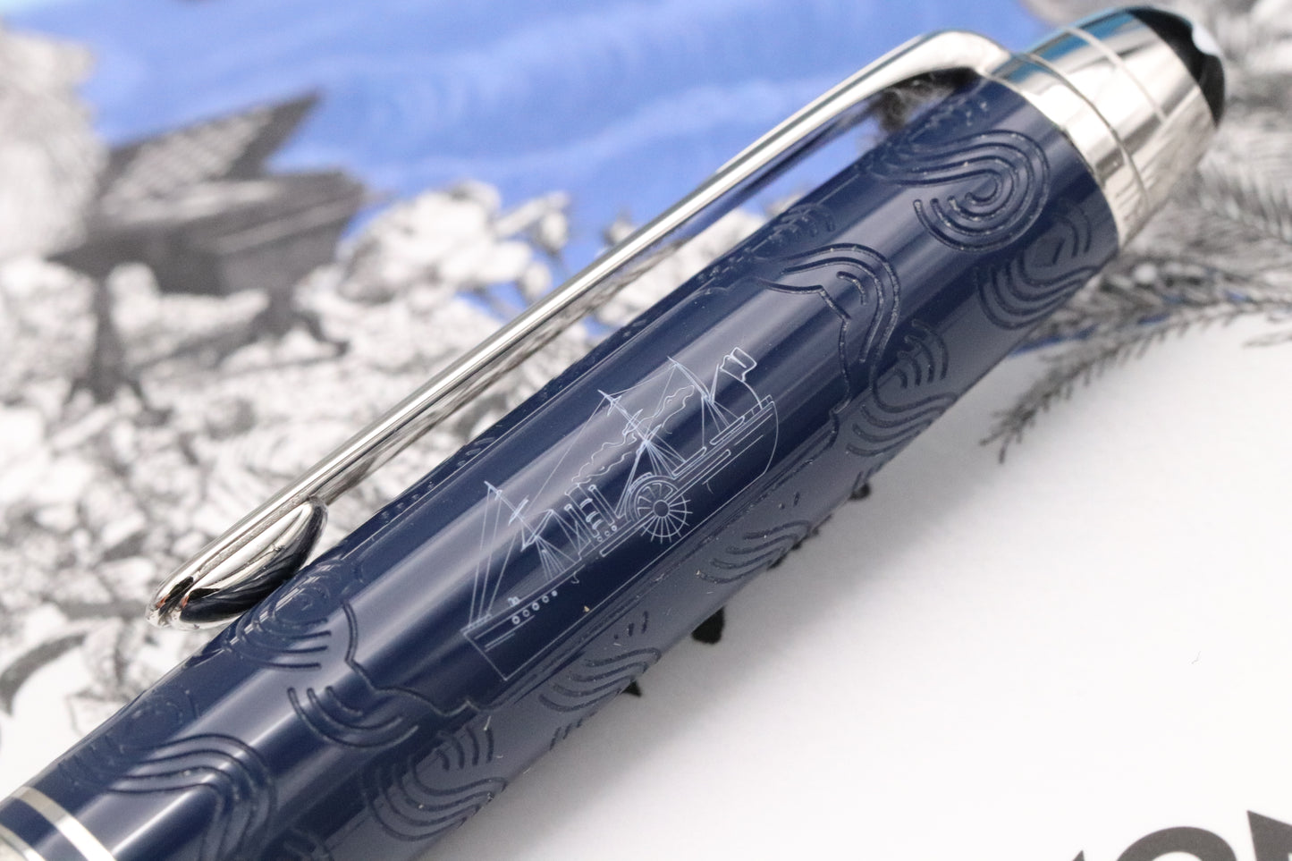 Montblanc Meisterstuck Classique Around the World in 80 Days Ballpoint Pen