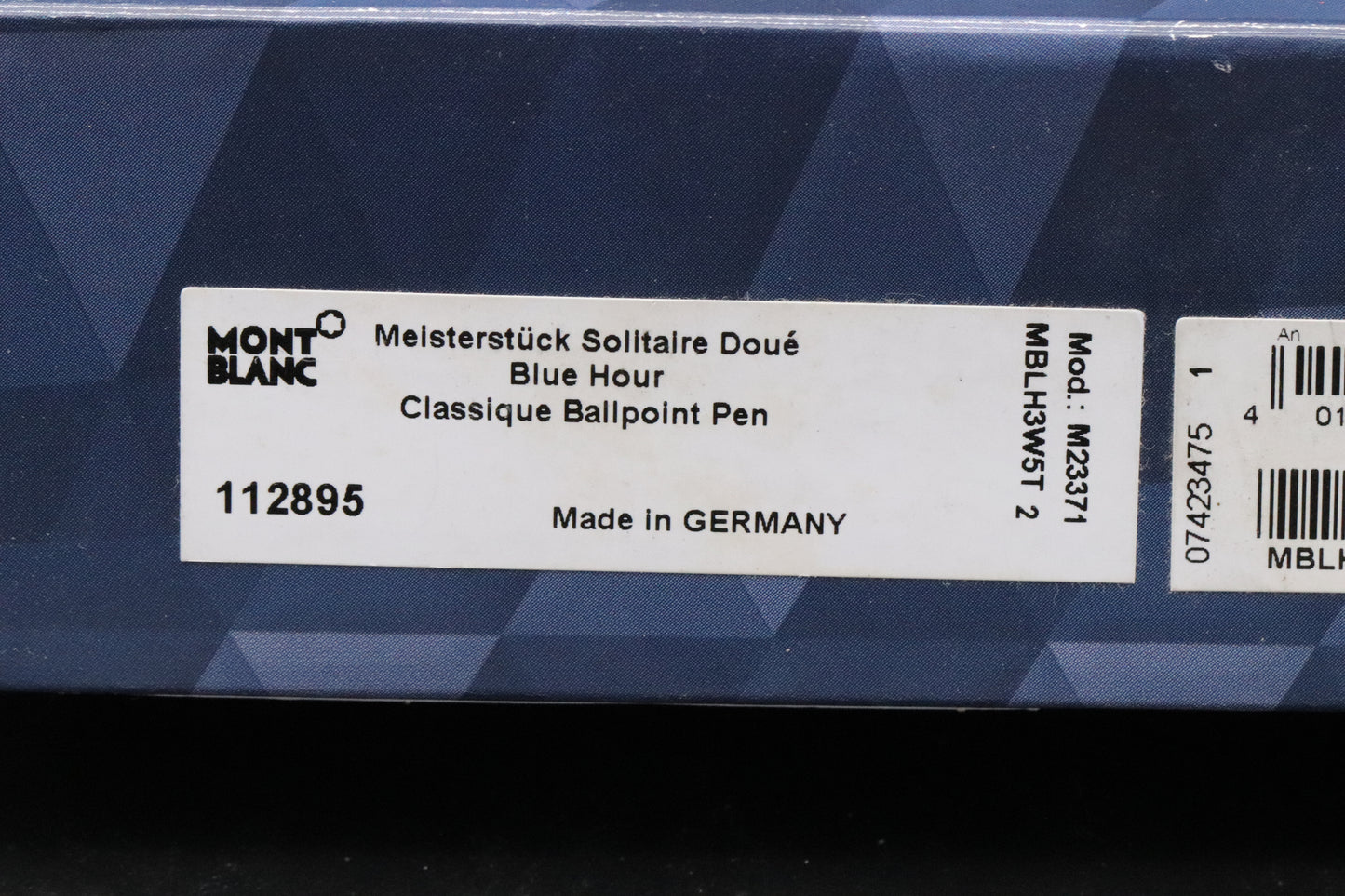 Montblanc Meisterstück Classique Blue Hour Doue Ballpoint Pen - UNUSED