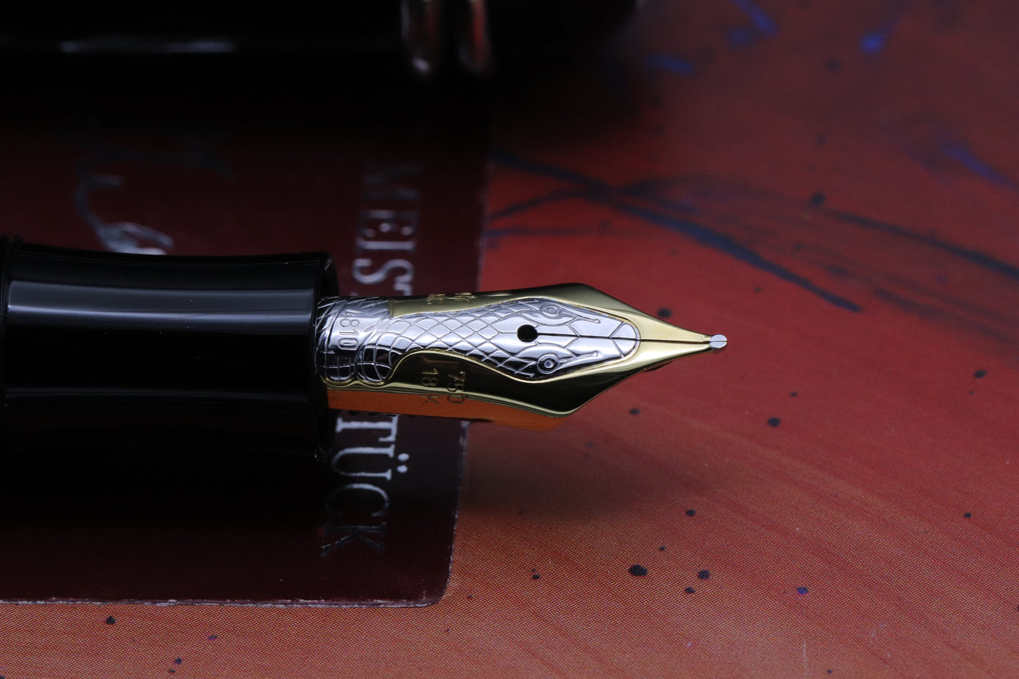 Montblanc Writers Edition Agatha Sterling Silver Fountain Pen