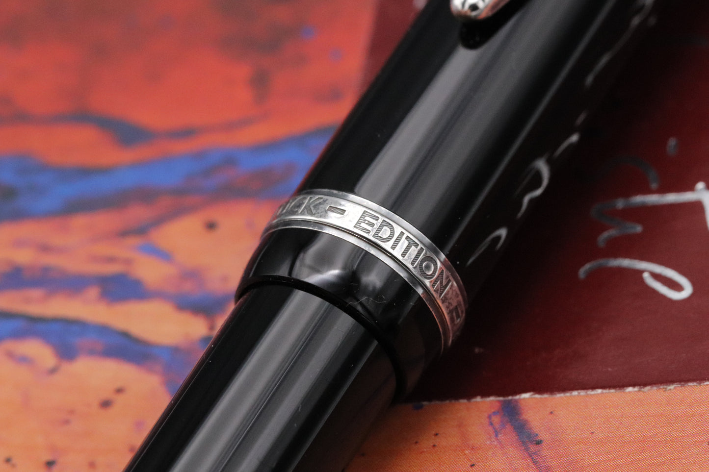 Montblanc Writers Edition Agatha Sterling Silver Fountain Pen