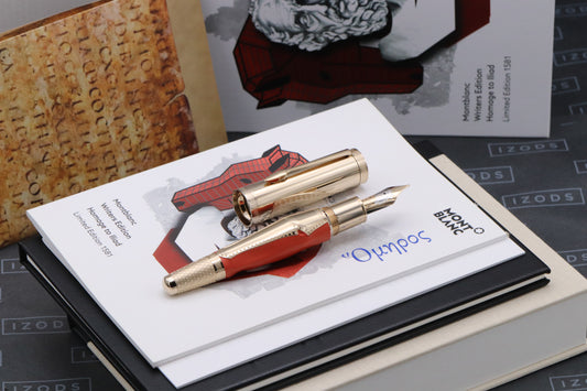 Montblanc Writers Edition Homer Iliad Limited Edition 1581 Fountain Pen