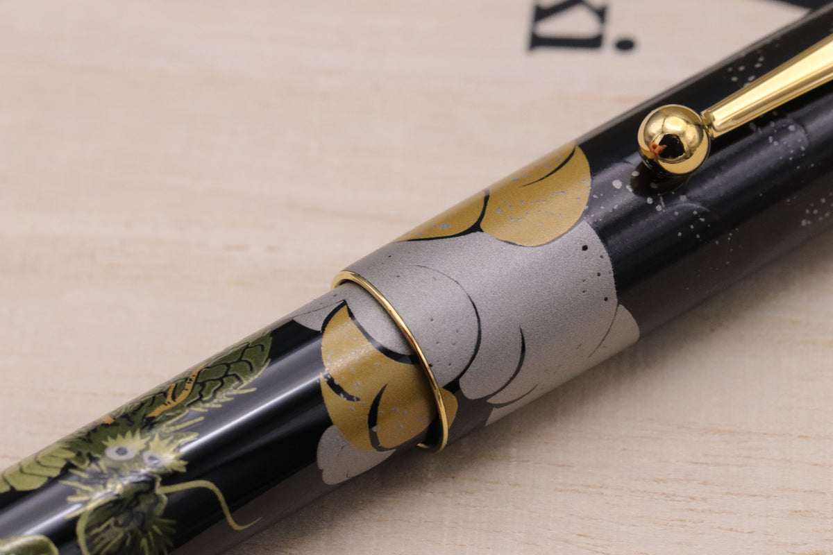 Namiki Tradition Dragon and Cumulus Fountain Pen - DIPPED