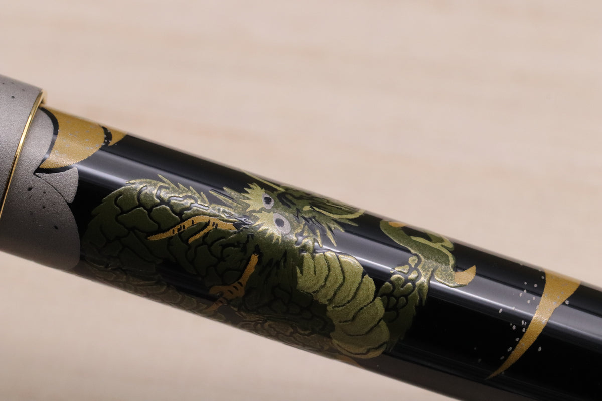 Namiki Tradition Dragon and Cumulus Fountain Pen - DIPPED