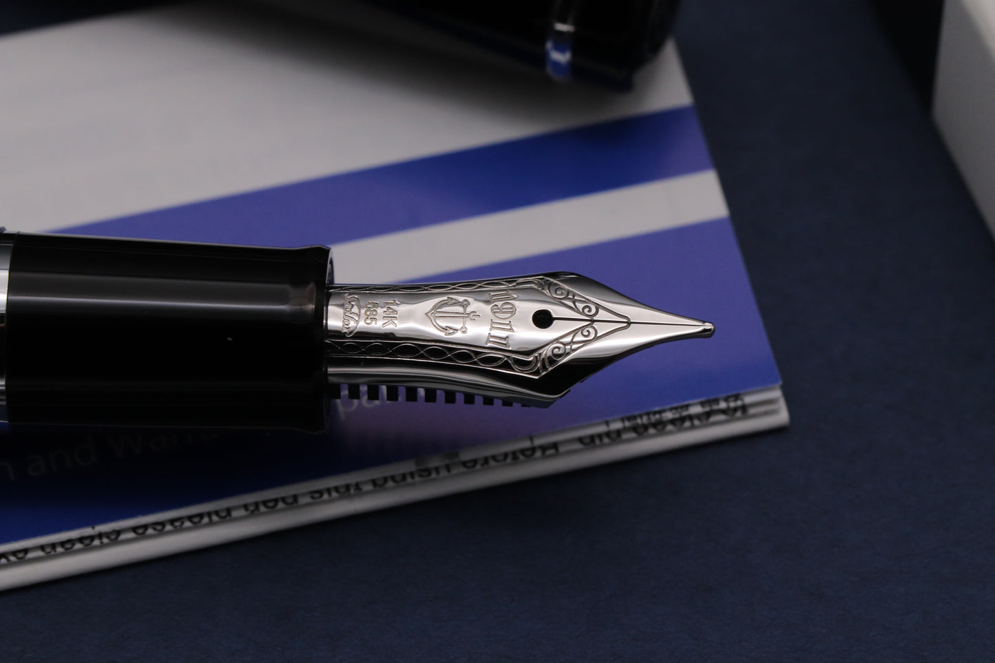 Sailor Professional Gear Slim Black Rhodium Fountain Pen