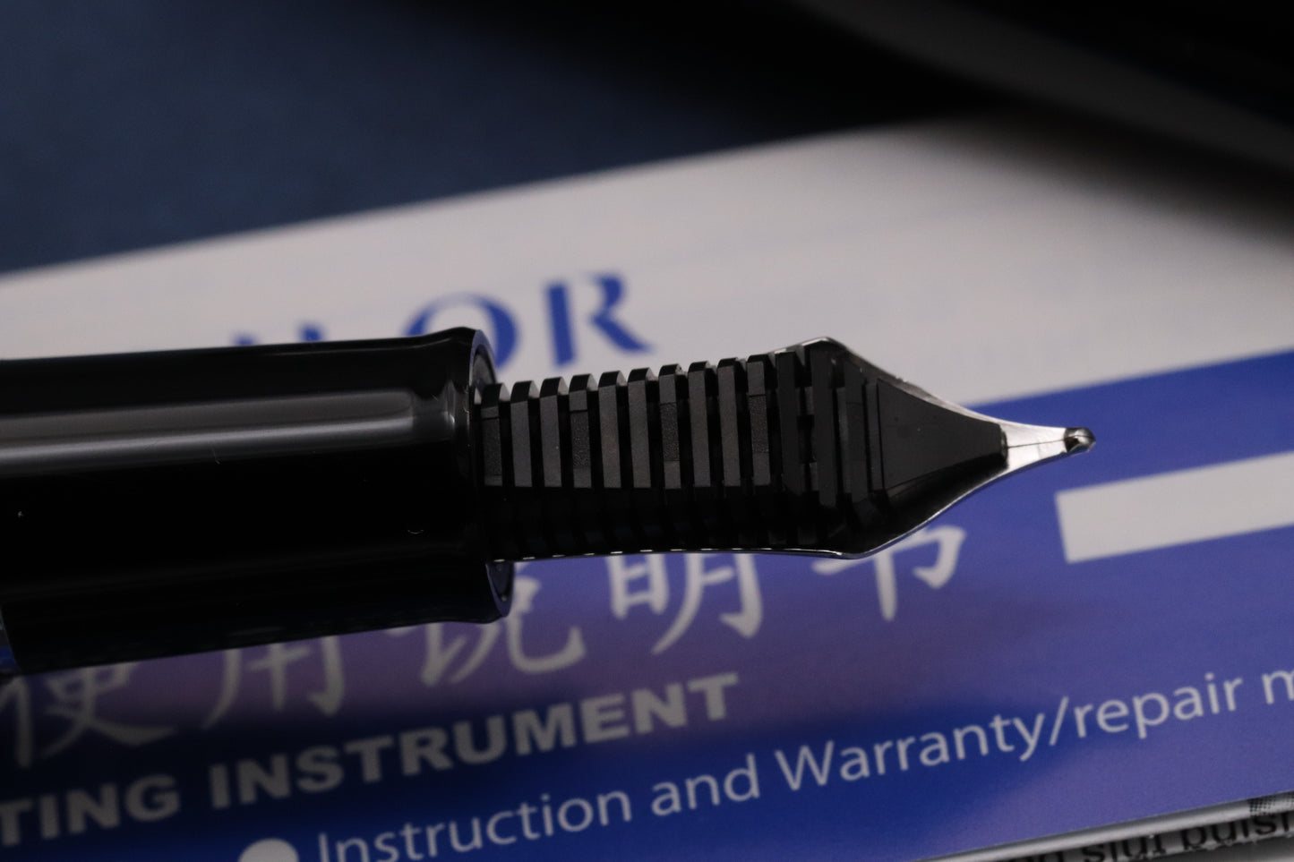 Sailor Professional Gear Slim Black Rhodium Fountain Pen