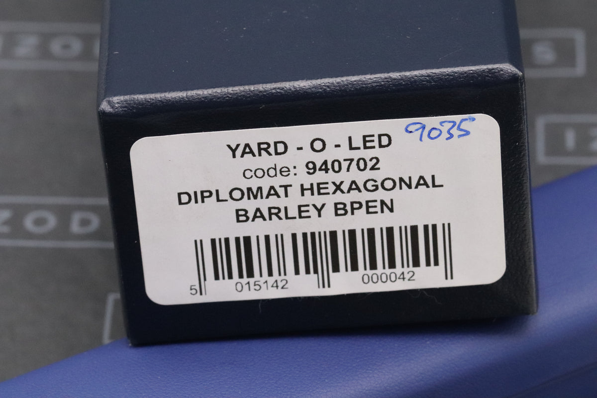 Yard-O-Led Diplomat Hexagonal Barley Ballpoint Pen