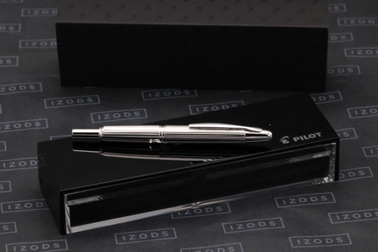 Pilot Capless 2019 Rhodium Stripe Fountain Pen - UNUSED