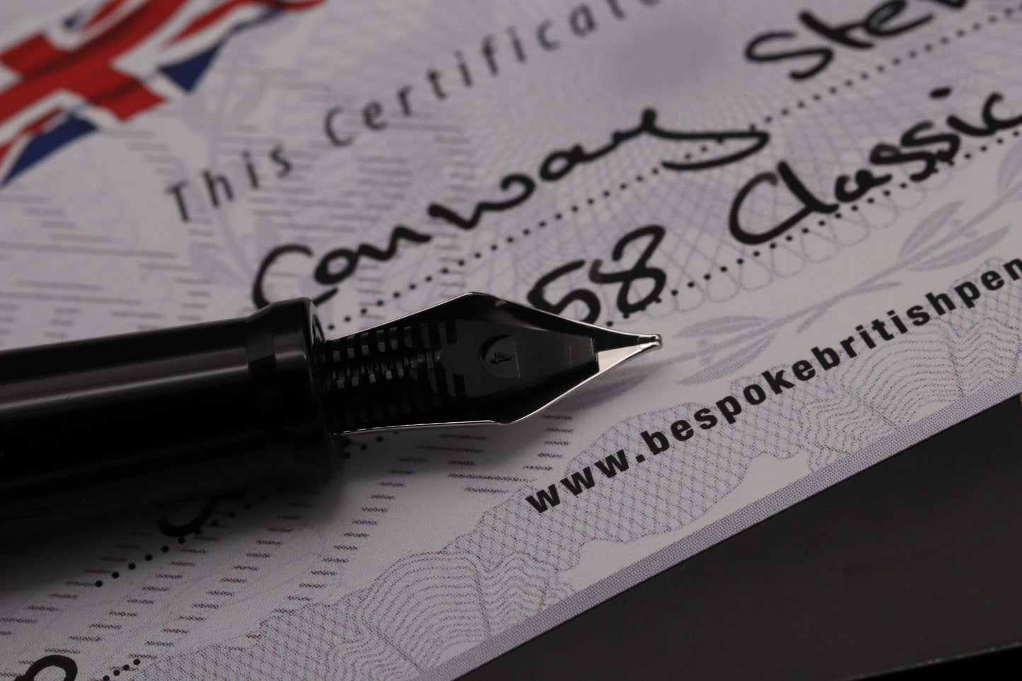 Conway Stewart Series 58 Classic Black Fountain Pen - IF Nib