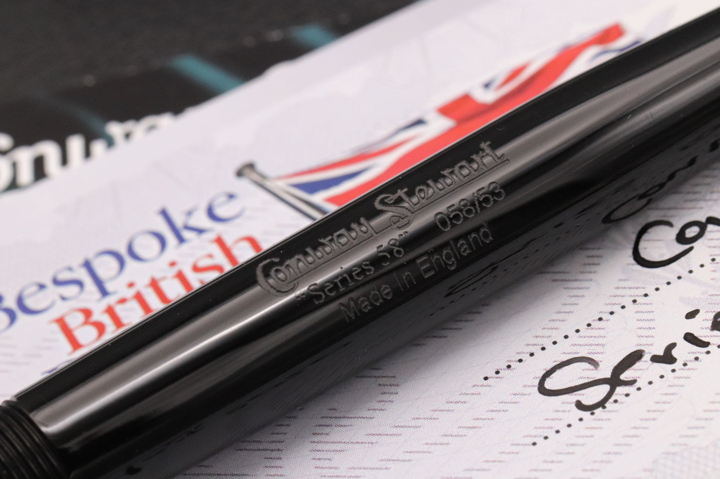 Conway Stewart Series 58 Classic Black Fountain Pen - IF Nib