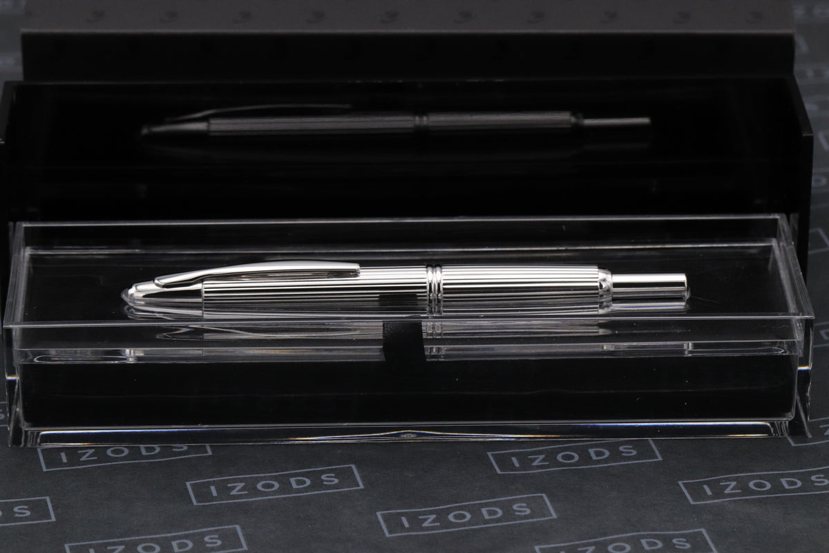 Pilot Capless 2019 Rhodium Stripe Fountain Pen - UNUSED