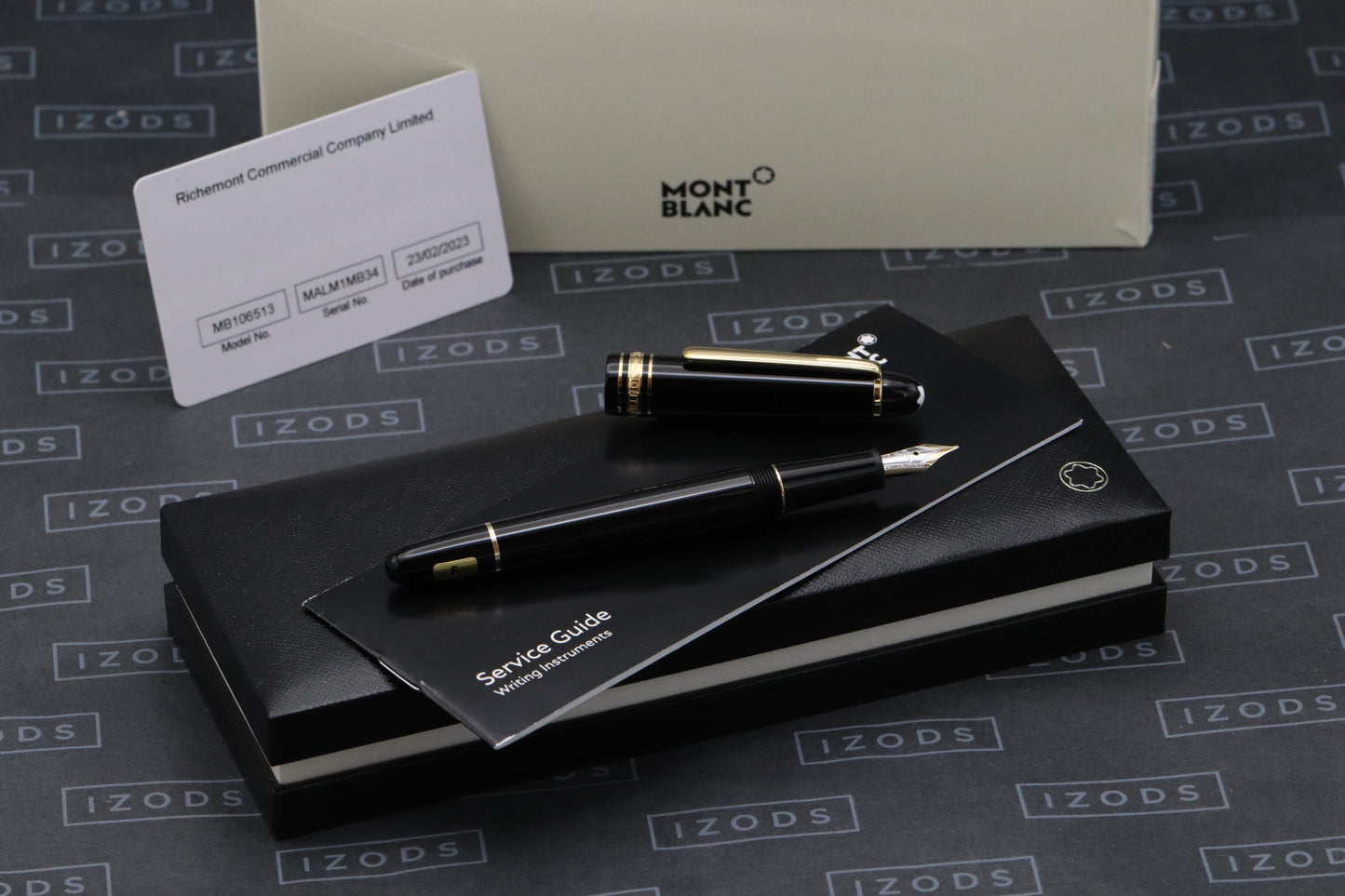 Montblanc Meisterstuck 145 Classique Gold Coated Fountain Pen - UNUSED - F NIB