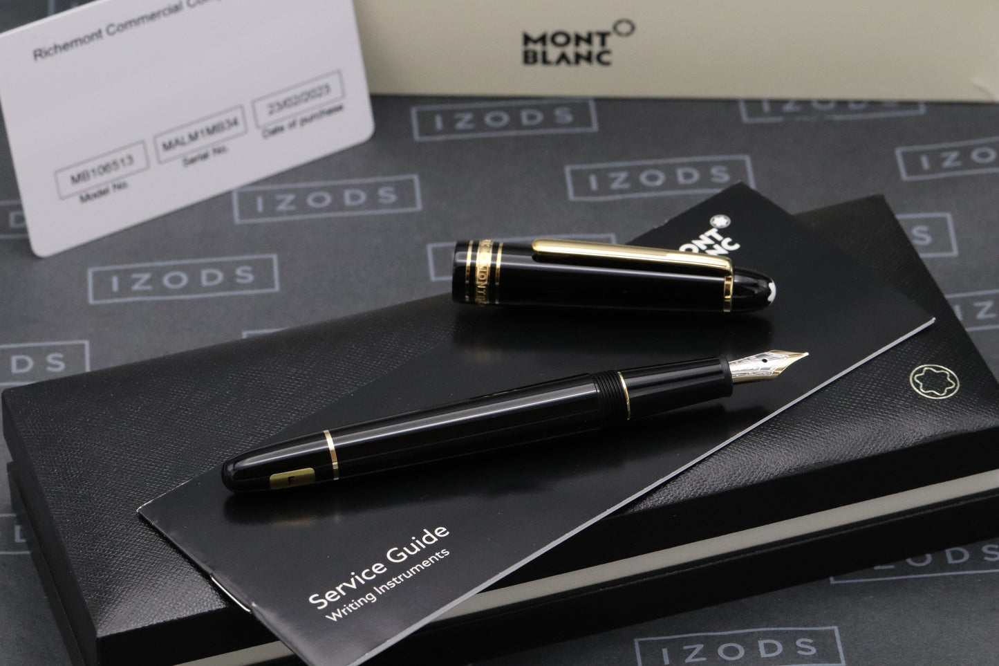 Montblanc Meisterstuck 145 Classique Gold Coated Fountain Pen - UNUSED - F NIB
