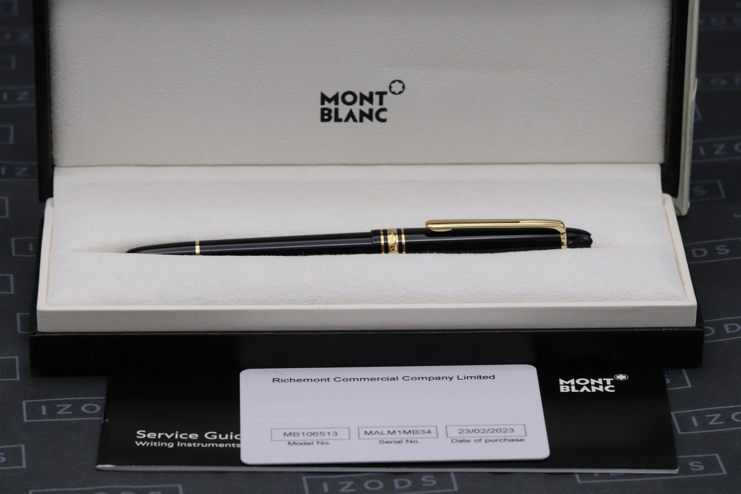 Montblanc Meisterstuck 145 Classique Gold Coated Fountain Pen - UNUSED - F NIB