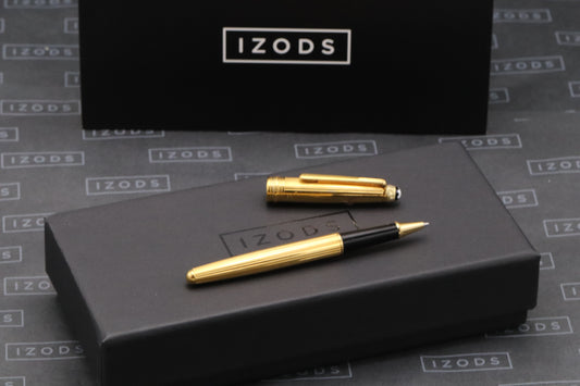 Montblanc Meisterstück 163 Classique Vermeil Pinstripe Rollerball Pen