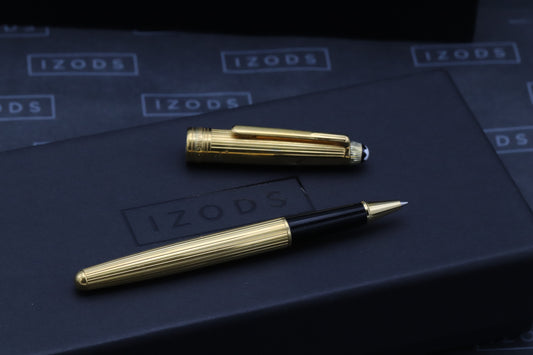 Montblanc Meisterstück 163 Classique Vermeil Pinstripe Rollerball Pen