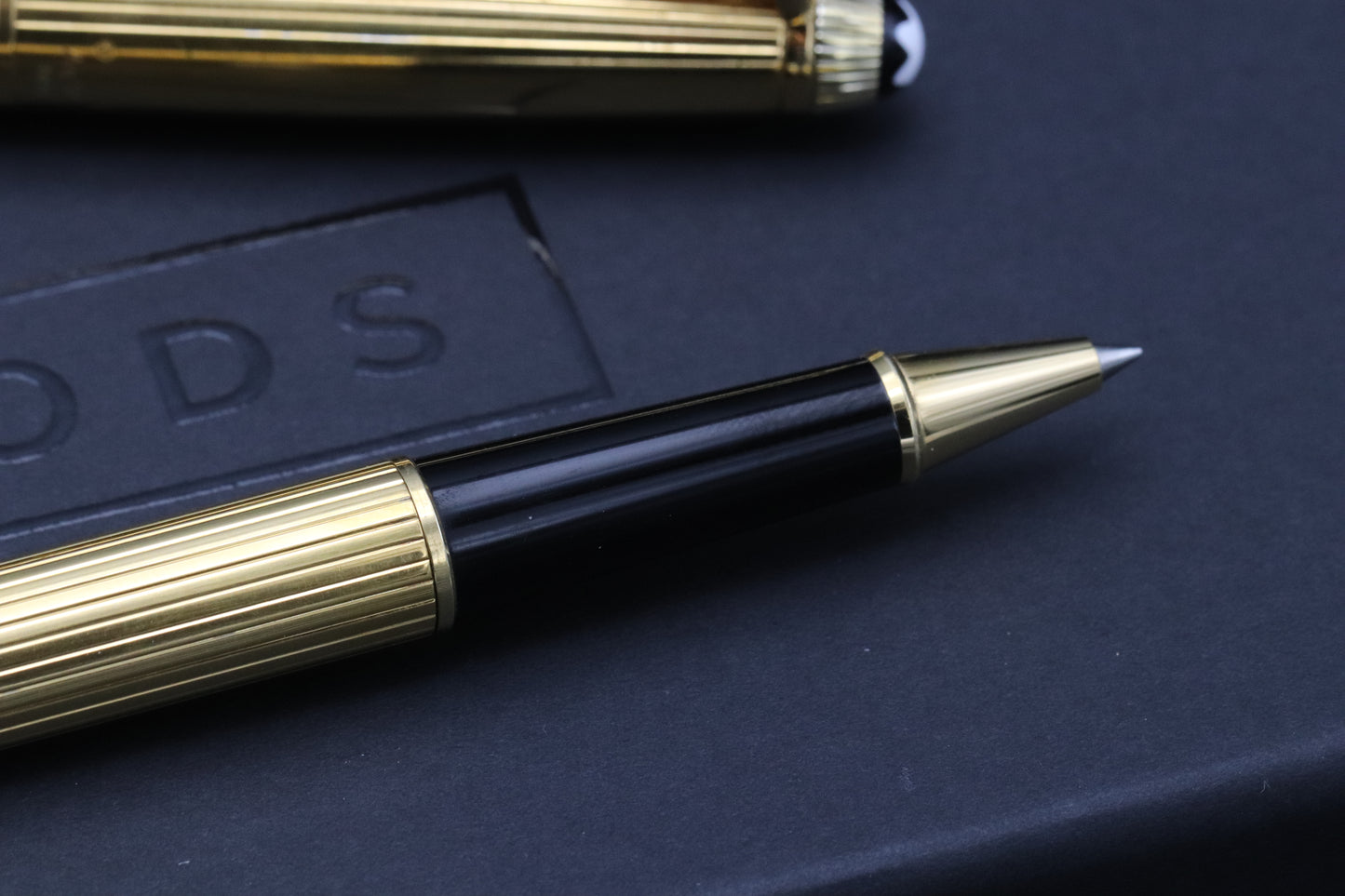 Montblanc Meisterstück 163 Classique Vermeil Pinstripe Rollerball Pen