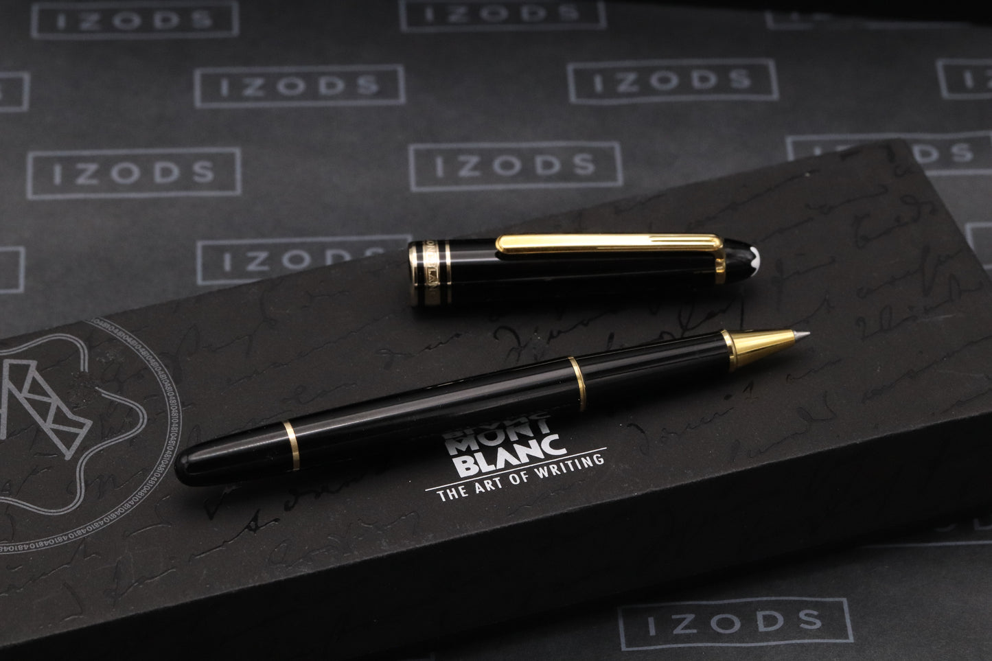 Montblanc Meisterstuck 163 Classique Gold-Coated Rollerball / Fineliner Pen