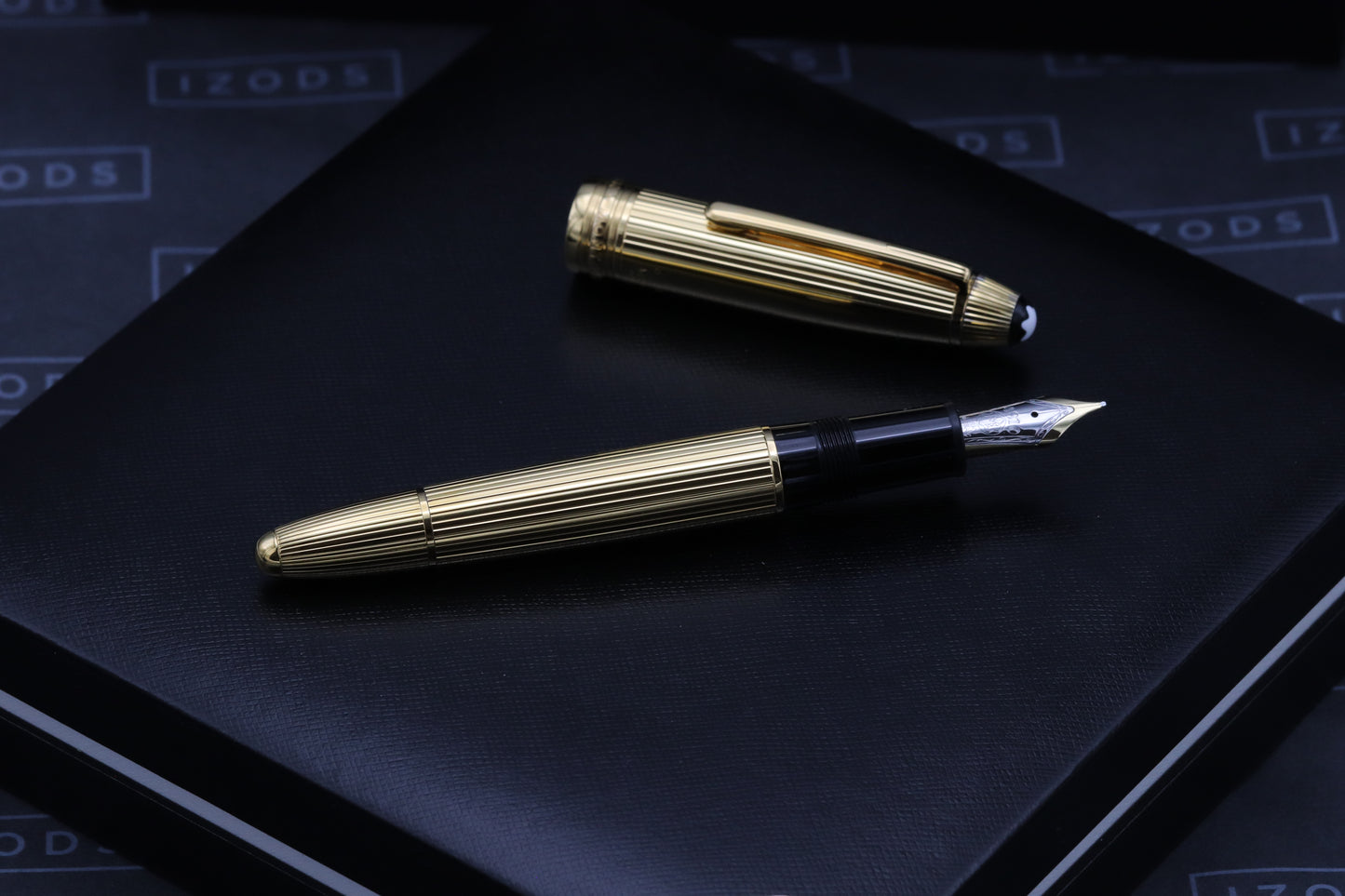 Montblanc Meisterstück 146 LeGrand Vermeil Pinstripe Fountain Pen