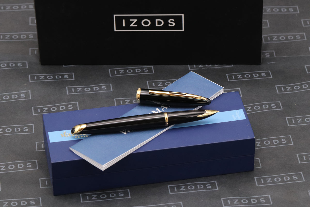 Waterman Carene Black Fountain Pen - NEVER INKED