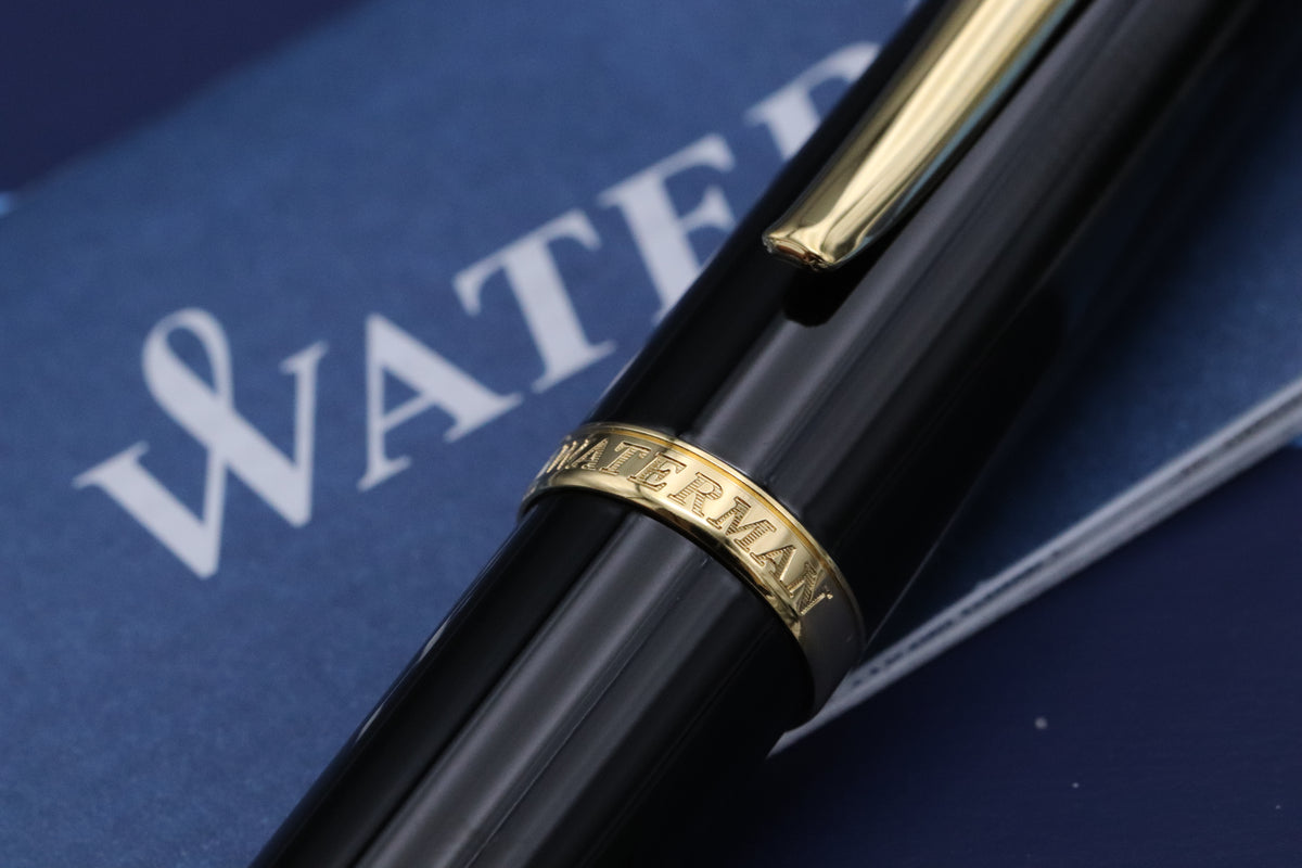 Waterman Carene Black Fountain Pen - NEVER INKED