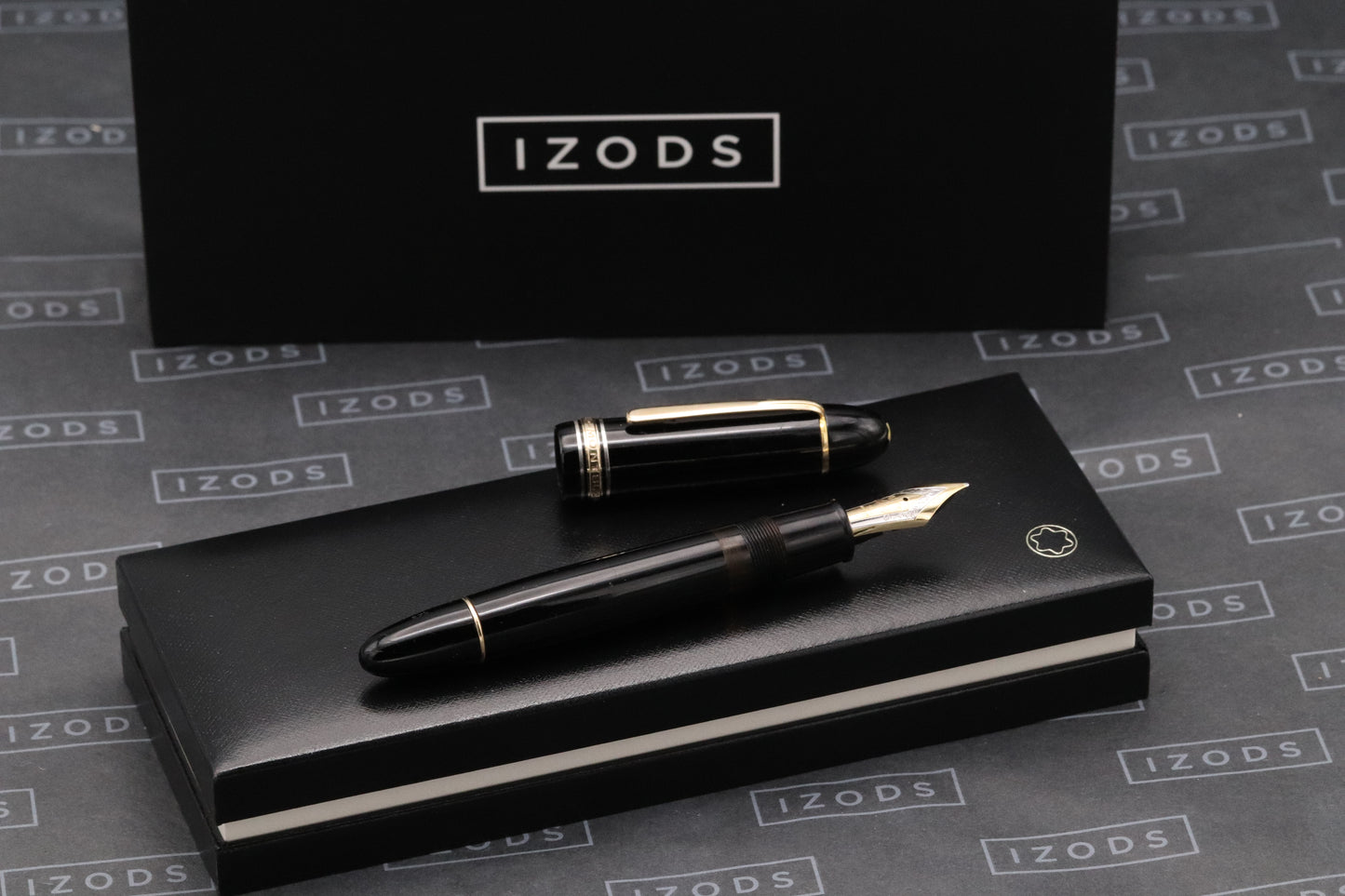 Montblanc Meisterstuck 149 Silver Rings 1950's Fountain Pen - Ski-Slope Feed