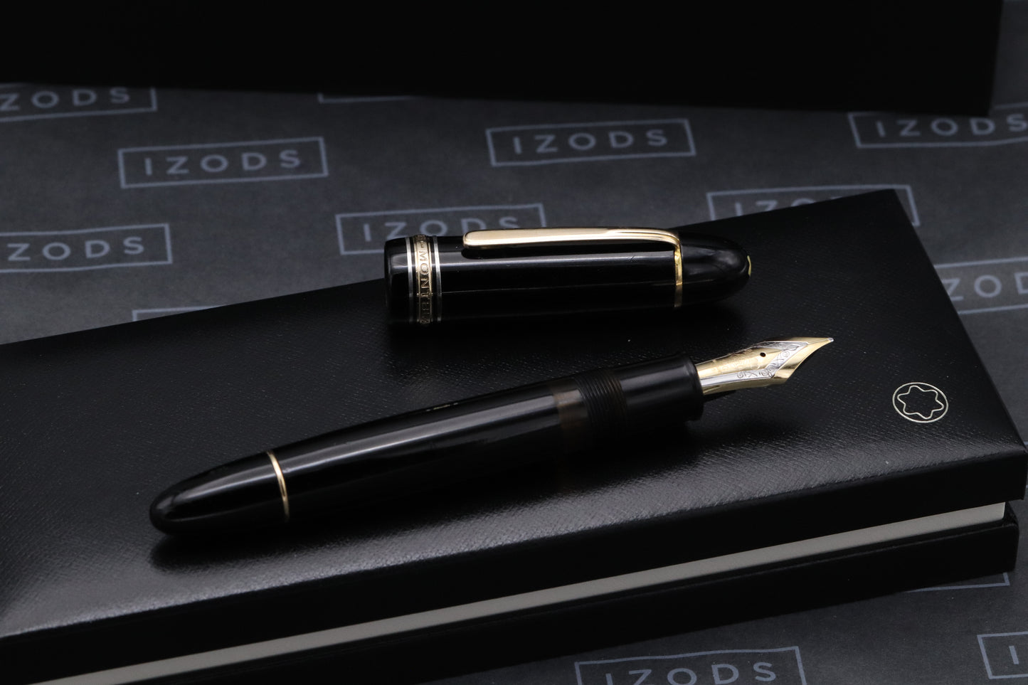 Montblanc Meisterstuck 149 Silver Rings 1950's Fountain Pen - Ski-Slope Feed