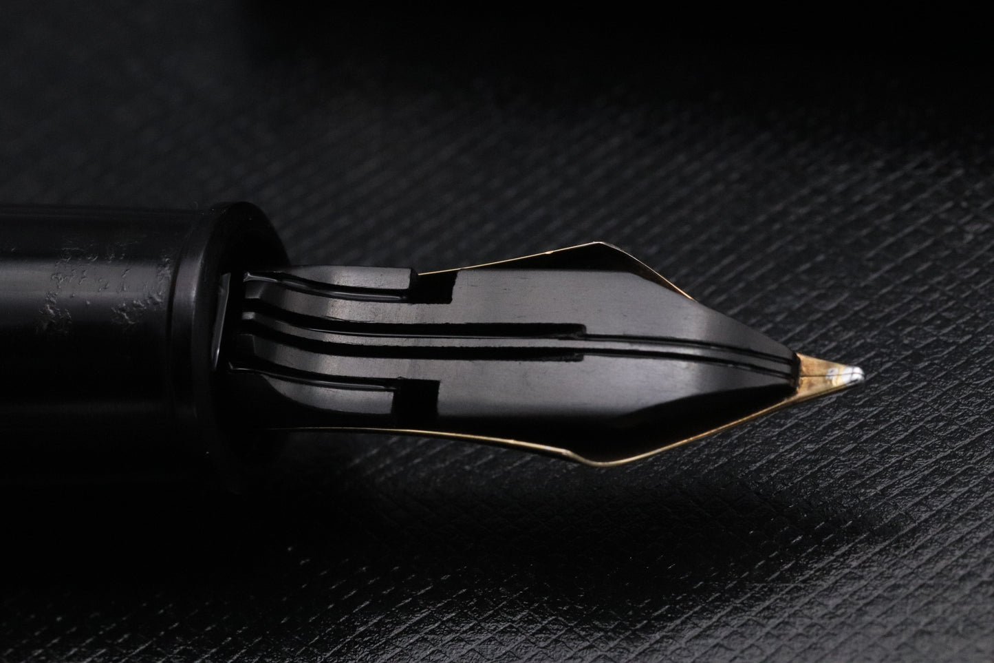 Montblanc Meisterstuck 149 Silver Rings 1950's Fountain Pen - Ski-Slope Feed