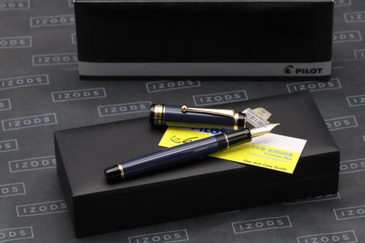 Pilot Custom 845 Urushi Konjo Blue Fountain Pen - UNUSED - Medium Nib