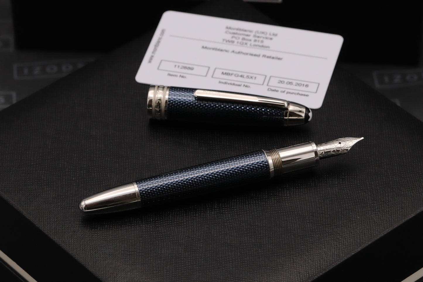 Montblanc Meisterstück LeGrand Blue Hour Fountain Pen
