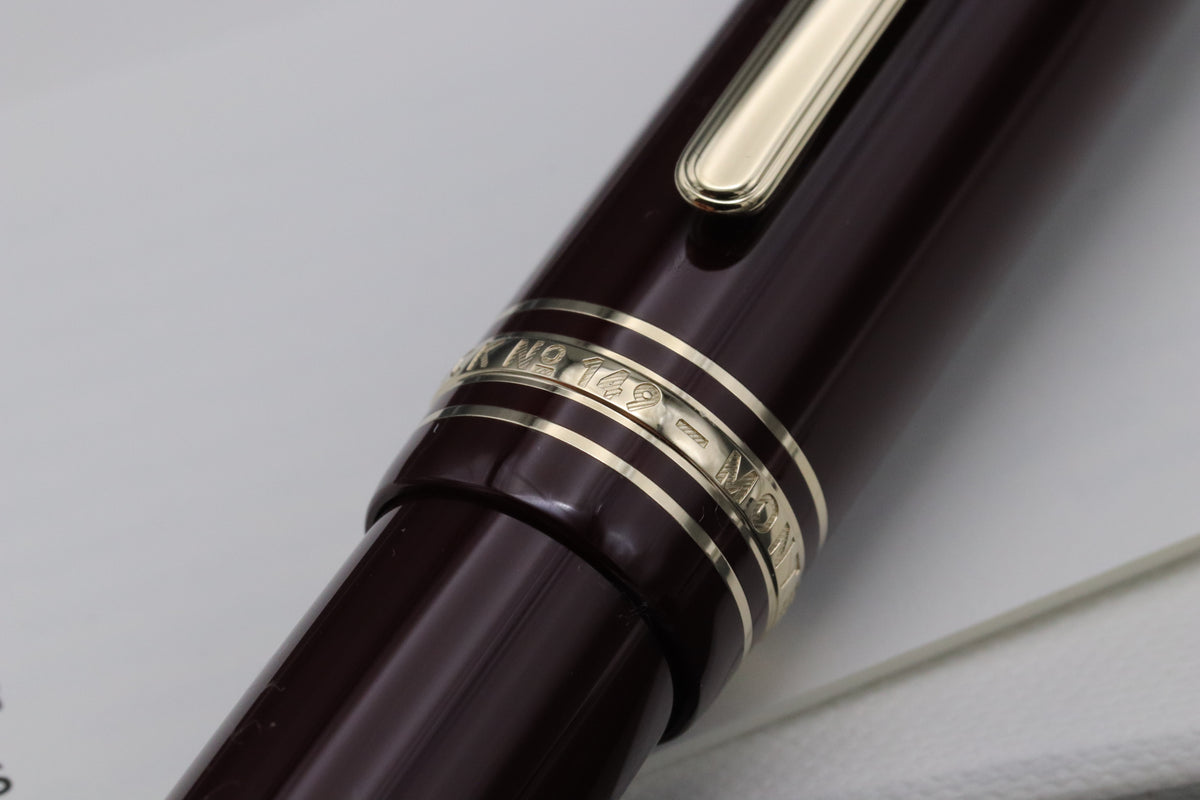 Montblanc Meisterstuck 149 Burgundy 2025 Fountain Pen - DIPPED