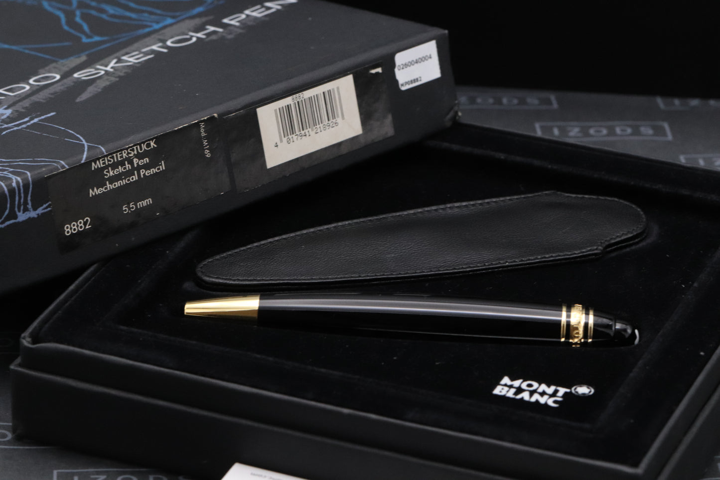 Montblanc Meisterstuck 169 Leonardo Gold Coated Sketch Pen – UNUSED
