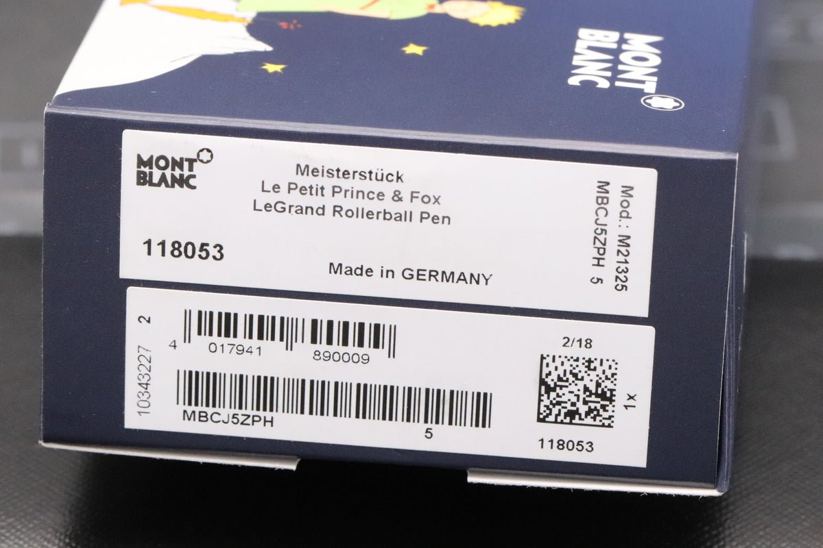 Montblanc Meisterstuck 162 LeGrand Le Petit Prince Rollerball Pen - UNUSED
